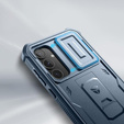 Armored case for Samsung Galaxy A35, Dexnor Full Body (Two Frames), blue