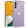 Case for Samsung Galaxy A13 5G, Electro heart, purple