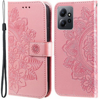 Flip case for Xiaomi Redmi Note 12 4G, Mandala Flower, pink