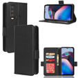 Flip case for Cat S75 5G, Wallet Litchi Magnet, black