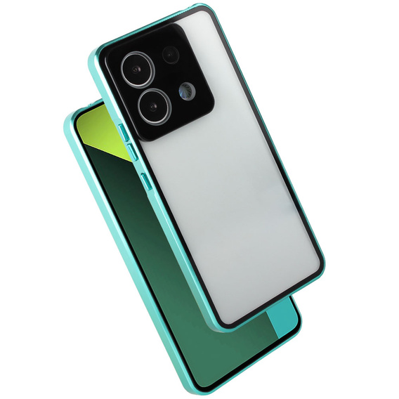Case for Xiaomi Redmi Note 13 Pro 5G, Magnetic Dual Glass, green
