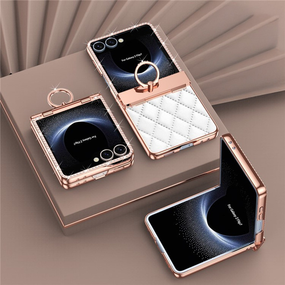 Case with glass for Samsung Galaxy Z Flip7 5G