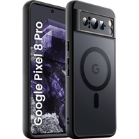 Case for Google Pixel 8 Pro, for MagSafe, ERBORD Matt Case, black