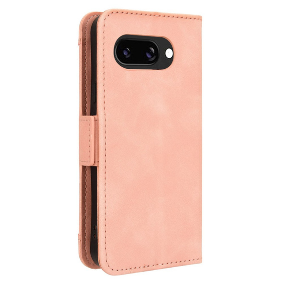 Flip case for Google Pixel 9A, Card Slot, pink