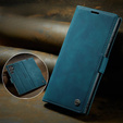CASEME case for Samsung Galaxy S22 Ultra, Leather Wallet Case, green