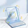 Case + keyboard iPad 10.2 2021 / 2020 / 2019 7/8/9 gen, blue