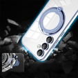 Magnetic Case for Samsung Galaxy S24 FE, for MagSafe, blue