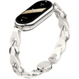 Stainless Steel Watch Strap with Protective Case for Apple Watch, Silver