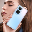 Case for Oppo Reno 10 / 10 Pro, Fusion Hybrid, transparent