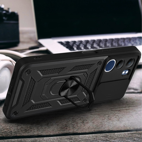 Case for Vivo Y19s, CamShield Slide, black