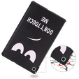 Case for Samsung Galaxy Tab S6 Lite, Smartcase, don't touch me
