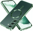 Case for Samsung Galaxy S22, Electro MagSafe, green + Screen Glass