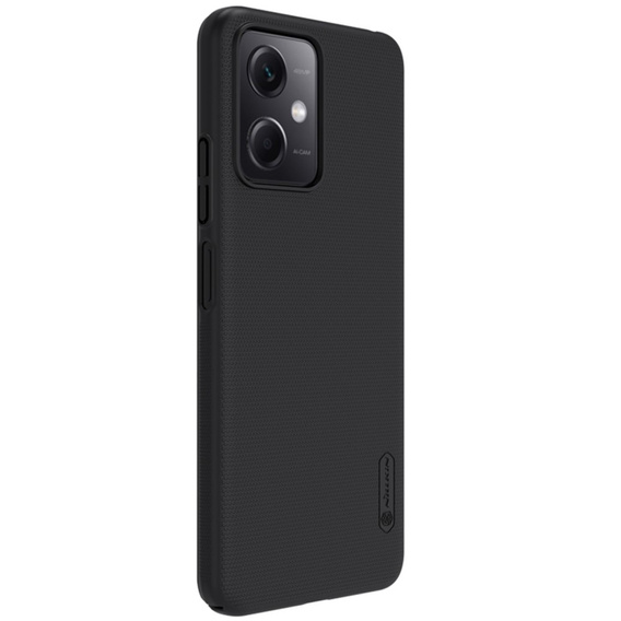 NILLKIN Case for Xiaomi Redmi Note 12 5G / POCO X5 5G, Super Frosted Shield Case, black