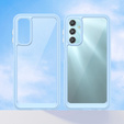 Case for Samsung Galaxy A25 5G, Fusion Hybrid, transparent / blue + 9H glass