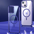 Case for iPhone 14, ERBORD Hybrid MagSafe Case, blue