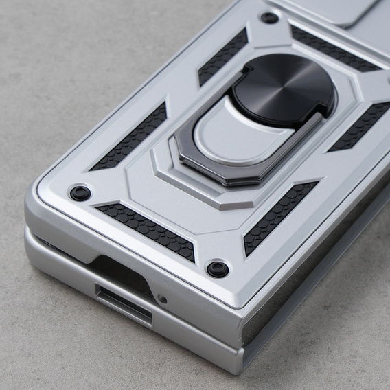 Case for Samsung Galaxy Z Fold5 5G, CamShield Slide, silver