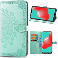 Flip case for Samsung Galaxy M52 5G, Mandala, mint