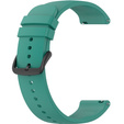 Silicone strap 20mm, Pine Green/Black Buckle