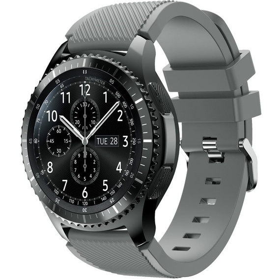 Silicone strap Twill Texture 20mm, Cyan