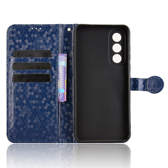 Flip case for OnePlus Nord 5, Wallet Rhombus, blue