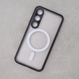 Magnetic Dual Glass MagSafe case for Samsung Galaxy S23, black