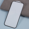 3D Tempered Glass for iPhone 15, with speaker cover, black
