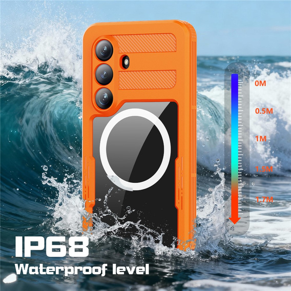REDPEPPER waterproof case for Samsung Galaxy S26, orange
