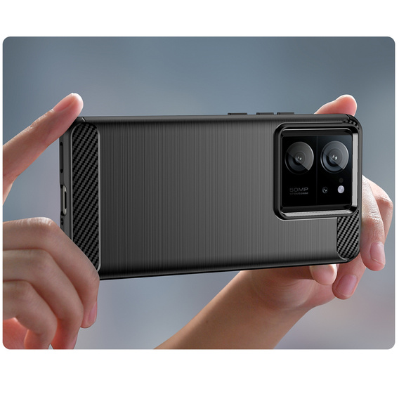 Case for Xiaomi 13T / 13T Pro, Carbon, black
