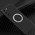 Case for Samsung Galaxy S22 Plus, Magsafe Slim Carbon, black