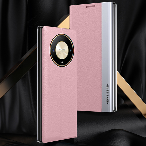 Flip case for Honor Magic 6 Lite 5G, Side Magnetic, pink