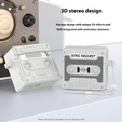 Retro silicone cassette case for Apple AirPods Pro 3