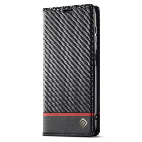 Flap case for Samsung Galaxy S25, Carbon LC.IMEEKE, black