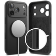 Ringke Case for iPhone 17 Pro Max, Silicone Magnetic MagSafe, Black