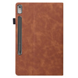 Case for Lenovo Tab P11 Pro Gen 2 TB132FU TB132XU 11.2", Classic, with space for stylus, brown