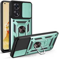 Case for Oppo Reno8 T, CamShield Slide, green