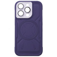 Case for iPhone 15 Pro, ERBORD Armor Mag, purple