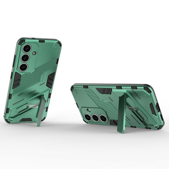 Case for Samsung Galaxy A56 5G, Military kickstand, green