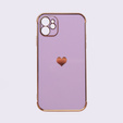 Case for Apple iPhone 11, Electro heart, purple