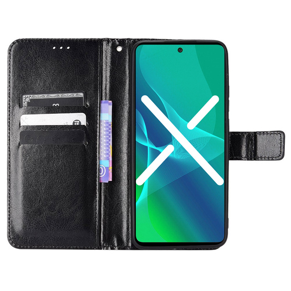 Flip case for Oppo Reno7 Lite 5G, black