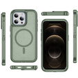 Case with frame for iPhone 12/12 Pro, for MagSafe, green