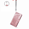 Flip case for Motorola Moto G86 Power 5G, Butterfly, pink rose gold