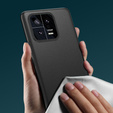 Leather case for Xiaomi 13 Pro, leather hybrid, black