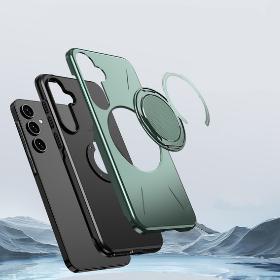 MagSafe case with stand for Samsung Galaxy A37 5G, green