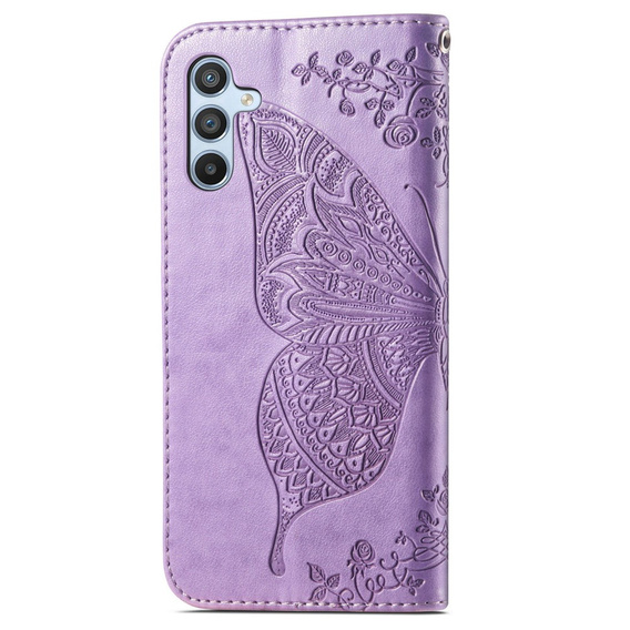Flip case for Samsung Galaxy A56, Butterfly, purple