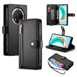 Flip case for Honor Magic 7 Lite, Wallet Zipper Pocket, black