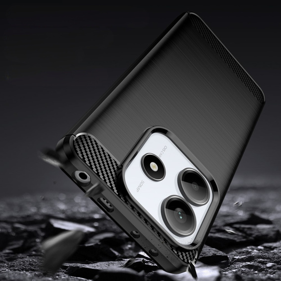 Case for Xiaomi Redmi Note 14 5G, Carbon, black