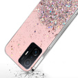 Case for Xiaomi 11T / 11T Pro, Glittery, pink