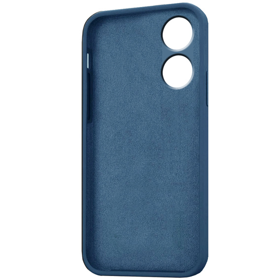 Case for Oppo A78 5G, Silicone Lite, dark blue