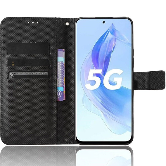 Flip case for Honor 90 Lite 5G, Wallet Smart Magnet, black