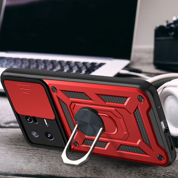 Case for Xiaomi 13, CamShield Slide, red